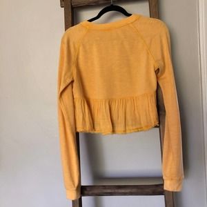 NWT Poppy Gold free people crop top